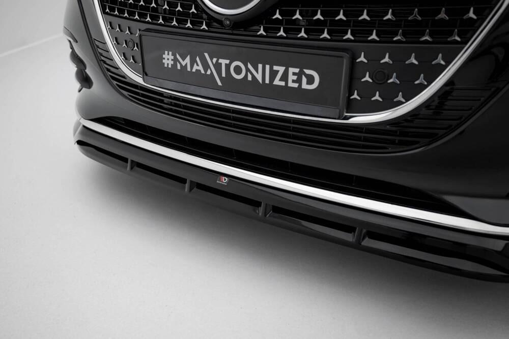 Front Lippe / Front Splitter / Frontansatz für Mercedes-Benz V-Klasse W447 Facelift 2 von Maxton Design