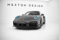 Front Lippe / Front Splitter / Frontansatz für Porsche 911 Turbo S Sport Paket 992 von Maxton Design