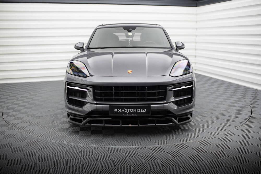 Front Lippe / Front Splitter / Frontansatz für Porsche Cayenne 9Y MK3 Facelift von Maxton Design