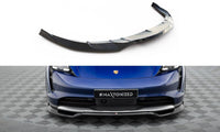 Front Lippe / Front Splitter / Frontansatz für Porsche Taycan Cross Turismo 4S von Maxton Design