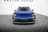 Front Lippe / Front Splitter / Frontansatz für Porsche Taycan Cross Turismo 4S von Maxton Design