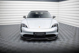 Front Lippe / Front Splitter / Frontansatz für Porsche Taycan 9J von Maxton Design