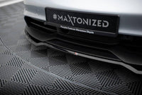 Front Lippe / Front Splitter / Frontansatz für Porsche Taycan 9J von Maxton Design