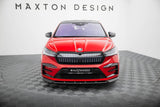 Front Lippe / Front Splitter / Frontansatz für Skoda Enyaq Coupe IV RS von Maxton Design