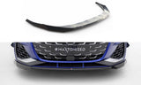 Front Lippe / Front Splitter / Frontansatz V.1 für Audi S3 Limousine 8Y Facelift von Maxton Design