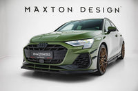 Front Lippe / Front Splitter / Frontansatz V.1 für Audi S3 8Y Facelift von Maxton Design