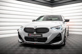 Front Lippe / Front Splitter / Frontansatz V.1 für BMW 2 Coupe M-Paket / M240i G42 von Maxton Design