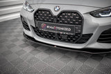 Front Lippe / Front Splitter / Frontansatz für BMW 4er Gran Coupe M-Paket G26 von Maxton Design