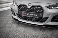 Front Lippe / Front Splitter / Frontansatz für BMW 4er Gran Coupe M-Paket G26 von Maxton Design