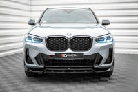 Front Splitter / Cup Schwert / Frontansatz V.1 für BMW X4 G02 Facelift M-Paket von Maxton Design