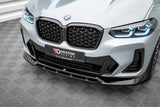 Front Splitter / Cup Schwert / Frontansatz V.1 für BMW X4 G02 Facelift M-Paket von Maxton Design