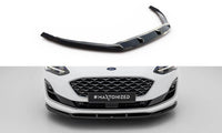 Front Lippe / Front Splitter / Frontansatz V.1 für Ford Focus Vignale Kombi MK4 von Maxton Design