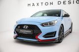 Front Lippe / Front Splitter / Frontansatz Street V.1 für Hyundai Veloster N MK2 von Maxton Design