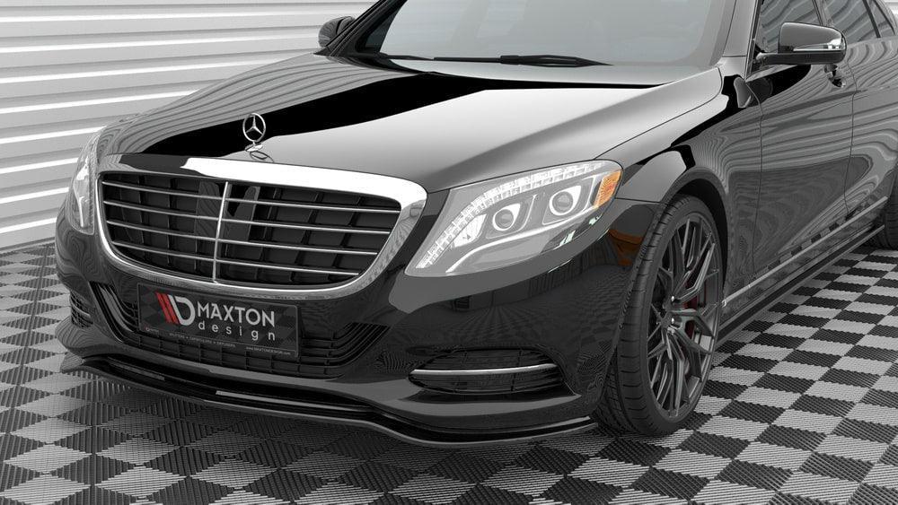 Front Lippe / Front Splitter / Frontansatz V.1 für Mercedes-Benz S-Klasse W222 von Maxton Design