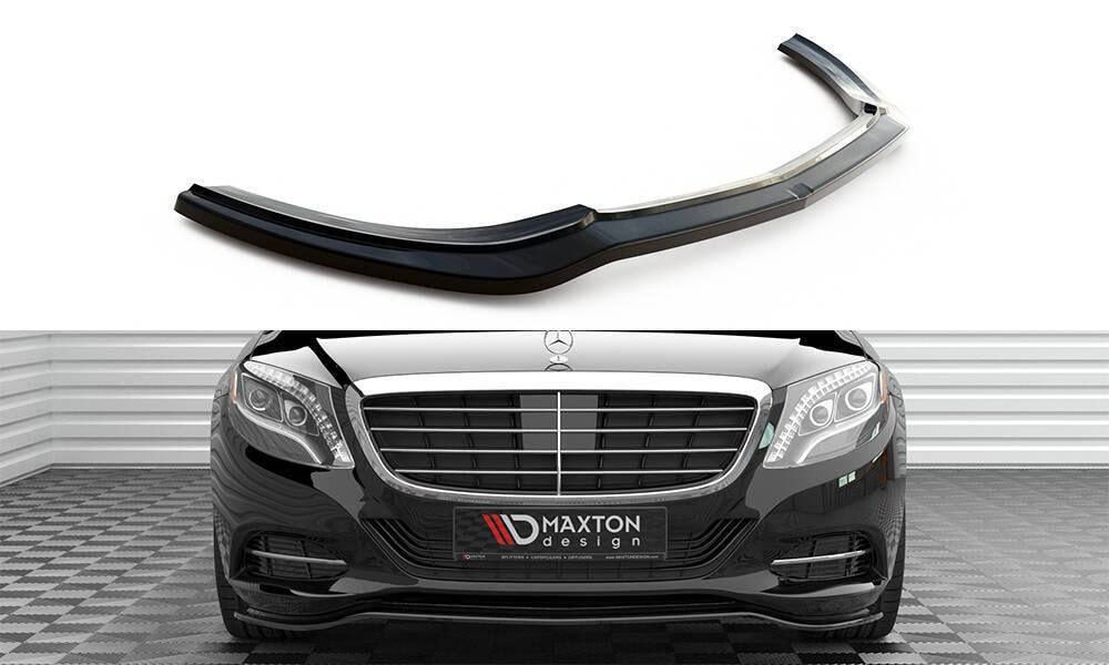 Front Lippe / Front Splitter / Frontansatz V.1 für Mercedes-Benz S-Klasse W222 von Maxton Design