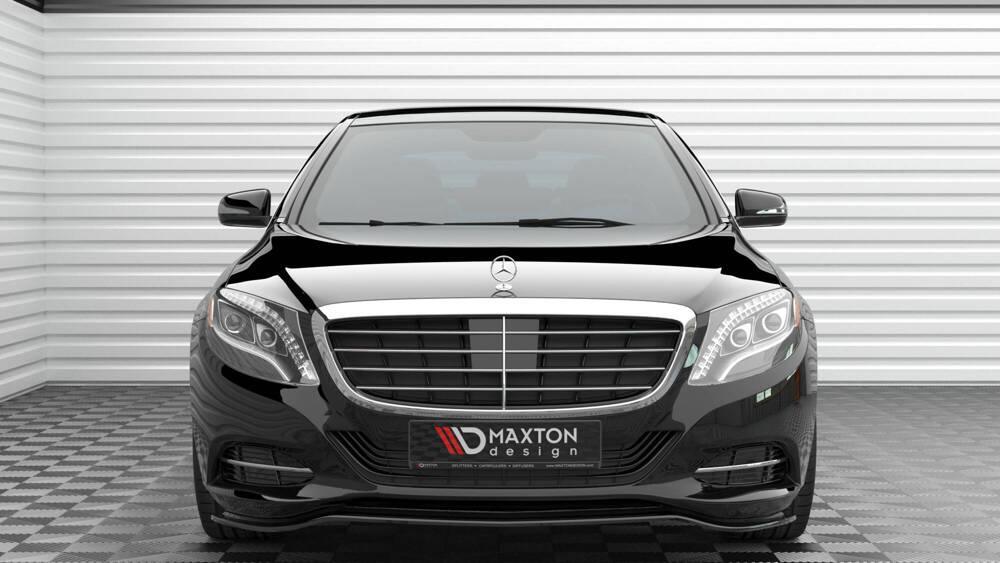 Front Lippe / Front Splitter / Frontansatz V.1 für Mercedes-Benz S-Klasse W222 von Maxton Design