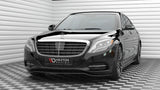 Front Lippe / Front Splitter / Frontansatz V.1 für Mercedes-Benz S-Klasse W222 von Maxton Design