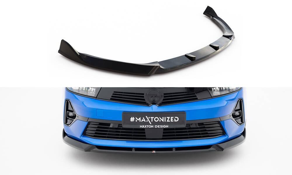 Front Lippe / Front Splitter / Frontansatz V.1 für Opel Astra (L) von Maxton Design