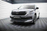 Front Lippe / Front Splitter / Frontansatz V.2 für Tesla Model X Facelift von Maxton Design