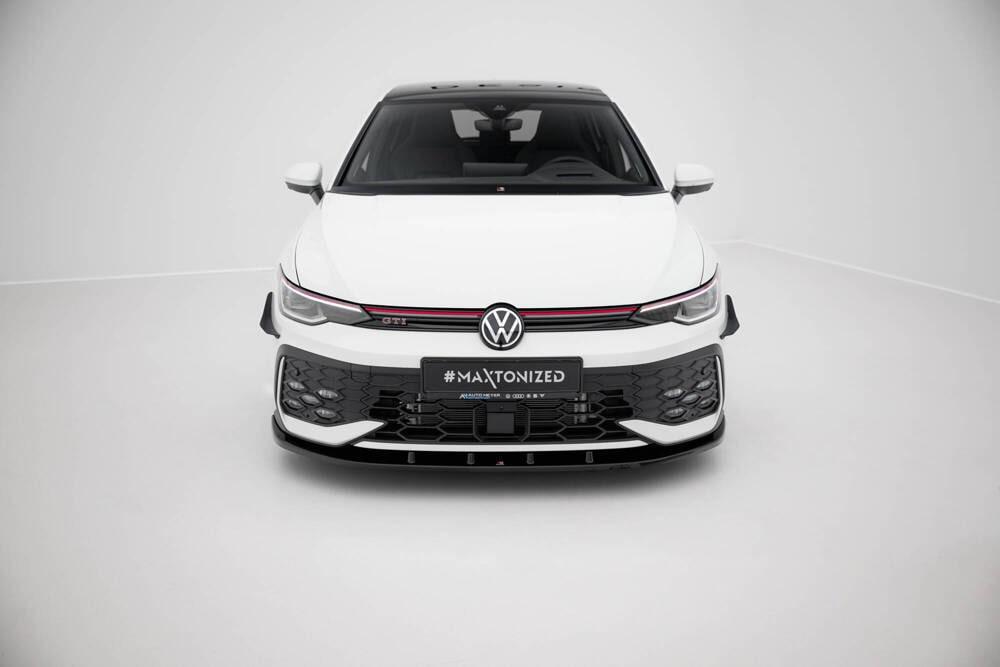 Front Lippe / Front Splitter / Frontansatz V.1 für VW Golf 8 GTI / GTE Facelift von Maxton Design