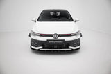 Front Lippe / Front Splitter / Frontansatz Street Pro mit Flaps für VW Golf 8 R-Line Facelift von Maxton Design