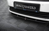 Front Lippe / Front Splitter / Frontansatz V.6 für VW Golf 7 R von Maxton Design