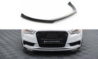 Front Lippe / Front Splitter / Frontansatz V.2 für Audi A3 Limousine 8V von Maxton Design