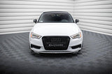 Front Lippe / Front Splitter / Frontansatz V.2 für Audi A3 Limousine 8V von Maxton Design