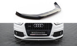 Front Lippe / Front Splitter / Frontansatz V.2 für Audi Q3 S-Line 8U von Maxton Design