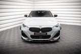 Front Lippe / Front Splitter / Frontansatz V.2 für BMW 2 Coupe M-Paket / M240i G42 von Maxton Design