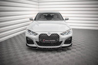 Front Lippe / Front Splitter / Frontansatz V.2 für BMW 4er Gran Coupe M-Paket G26 von Maxton Design