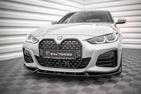 Front Lippe / Front Splitter / Frontansatz V.2 für BMW 4er Gran Coupe M-Paket G26 von Maxton Design