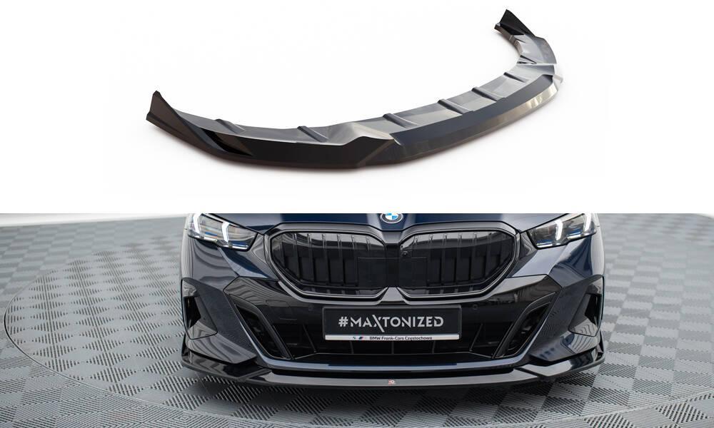 Front Lippe / Front Splitter / Frontansatz V.2 für BMW 5 M-Paket G60 von Maxton Design