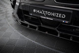 Front Lippe / Front Splitter / Frontansatz V.2 für BMW X5 M F95 Facelift von Maxton Design