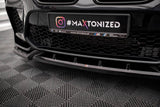 Front Lippe / Front Splitter / Frontansatz V.2 für BMW X6 M F96/G06 von Maxton Design