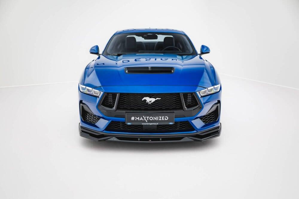 Front Lippe / Front Splitter / Frontansatz V.2 für Ford Mustang GT MK7 von Maxton Design