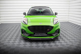 Front Lippe / Front Splitter / Frontansatz V.2 für Ford Puma ST / ST-Line von Maxton Design