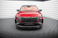 Front Lippe / Front Splitter / Frontansatz V.2 für Hyundai Tucson N-Line NX4 von Maxton Design