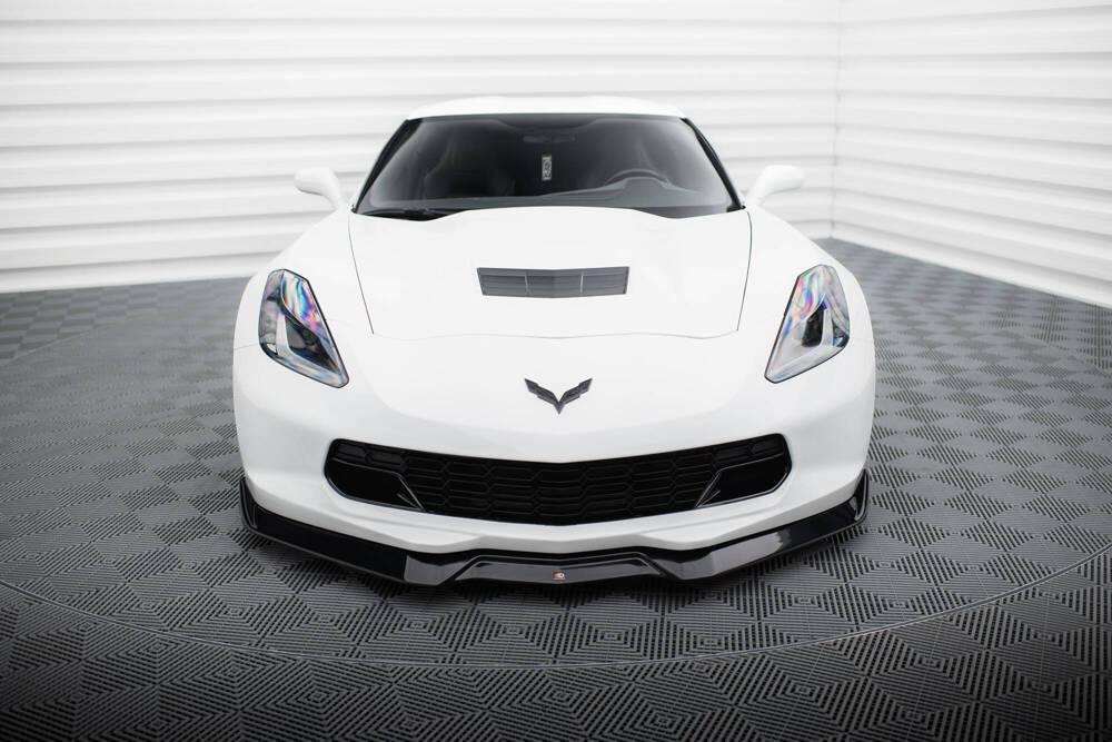 Front Lippe / Front Splitter / Frontansatz V.2 für Chevrolet Corvette C7 von Maxton Design