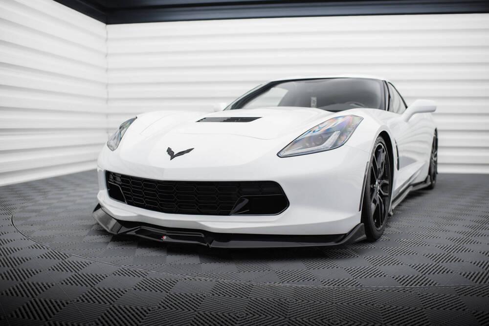 Front Lippe / Front Splitter / Frontansatz V.2 für Chevrolet Corvette C7 von Maxton Design