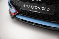 Front Lippe / Front Splitter / Frontansatz V.2 für Hyundai Veloster N MK2 von Maxton Design