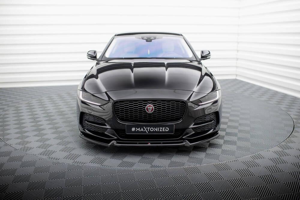 Front Lippe / Front Splitter / Frontansatz V.2 für Jaguar XE X760 Facelift von Maxton Design