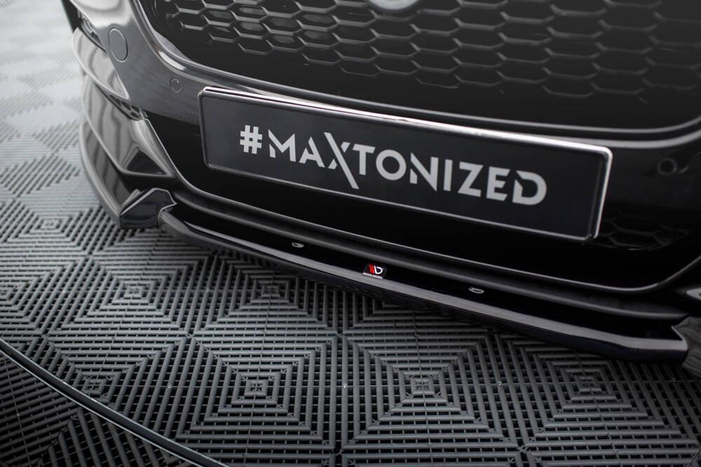 Front Lippe / Front Splitter / Frontansatz V.2 für Jaguar XE X760 Facelift von Maxton Design