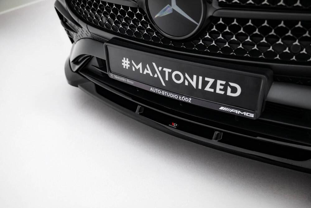 Front Lippe / Front Splitter / Frontansatz V.2 für Mercedes-Benz CLE AMG-Line C236 von Maxton Design