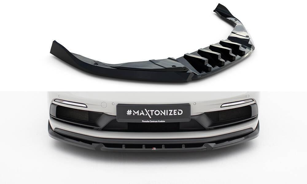 Front Lippe / Front Splitter / Frontansatz V.2 für Porsche 718 Cayman GTS 982 von Maxton Design