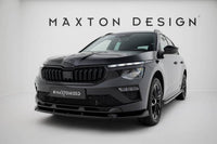 Front Lippe / Front Splitter / Frontansatz V.2 für Skoda Kamiq Monte Carlo NW Facelift von Maxton Design