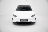 Front Lippe / Front Splitter / Frontansatz V.2 für Tesla Model 3 Performance MK1 Facelift von Maxton Design