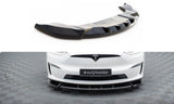 Front Lippe / Front Splitter / Frontansatz V.2 für Tesla Model X Facelift von Maxton Design