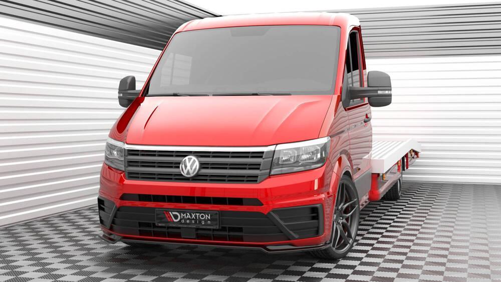 Front Lippe / Front Splitter / Frontansatz V.2 für VW Crafter SY von Maxton Design