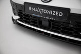 Front Lippe / Front Splitter / Frontansatz V.1 für VW Golf 8 GTI / GTE Facelift von Maxton Design